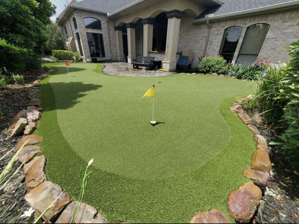 Gallery SYNLawn Houston Artificial Grass Premiere Turf Installation