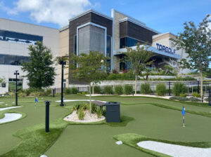 commercial putting green installation