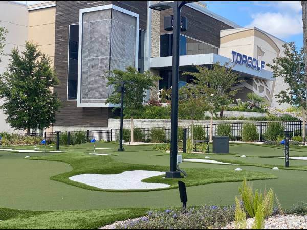topgolf mini golf construction