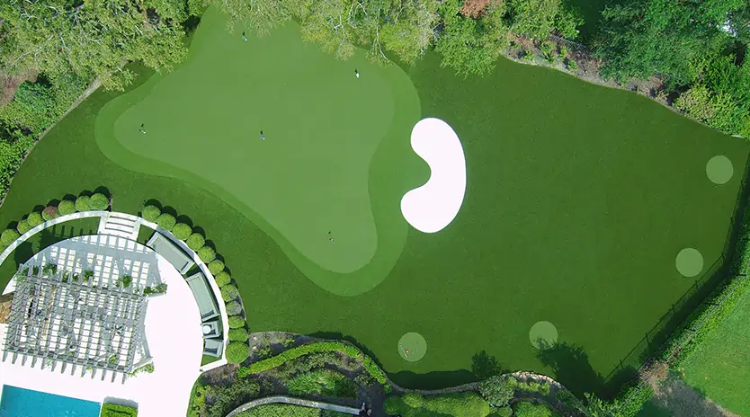 houston putting green installation