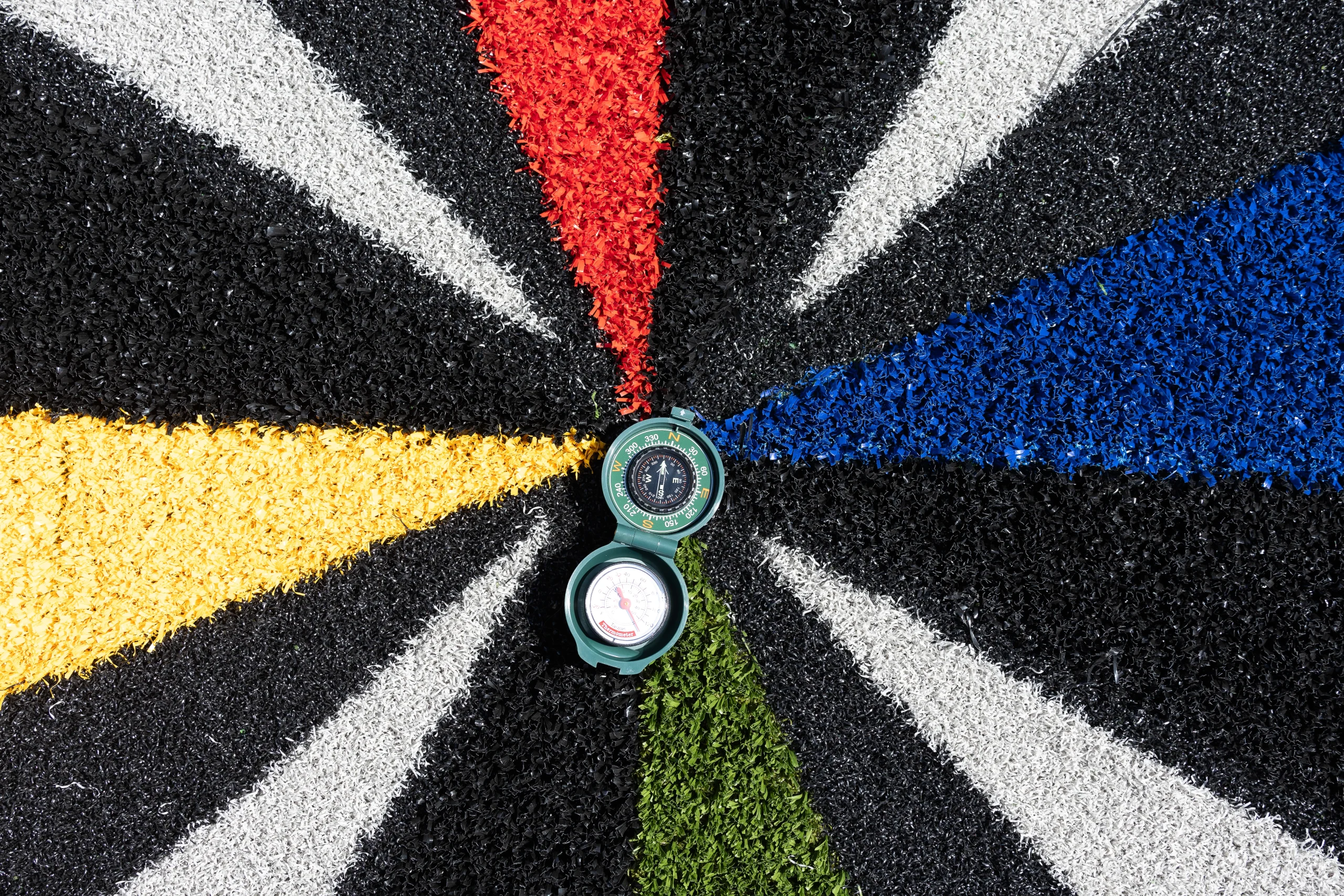 close up Houston custom turf design