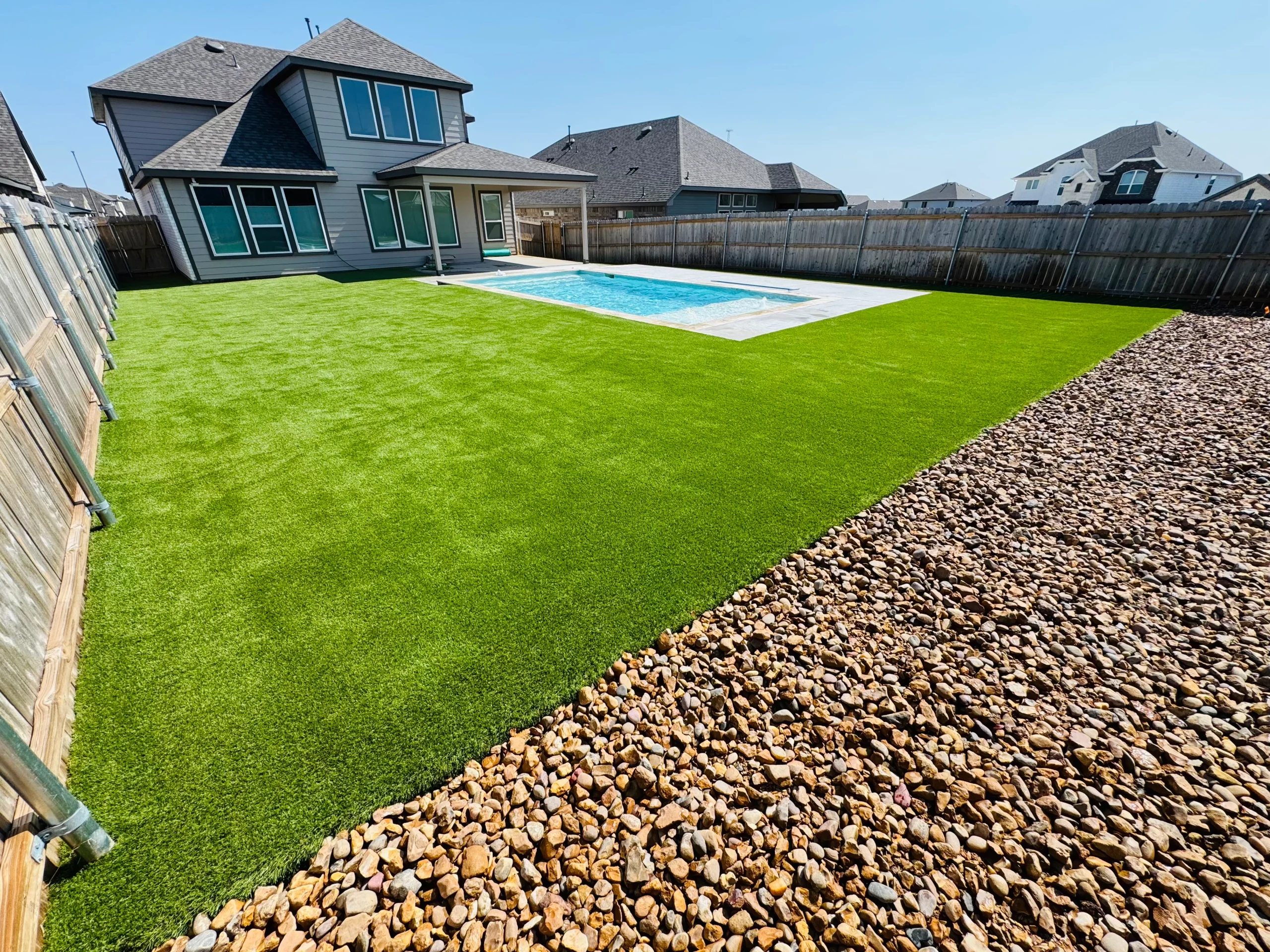 SYNLawn Houston Backyard artificial turf