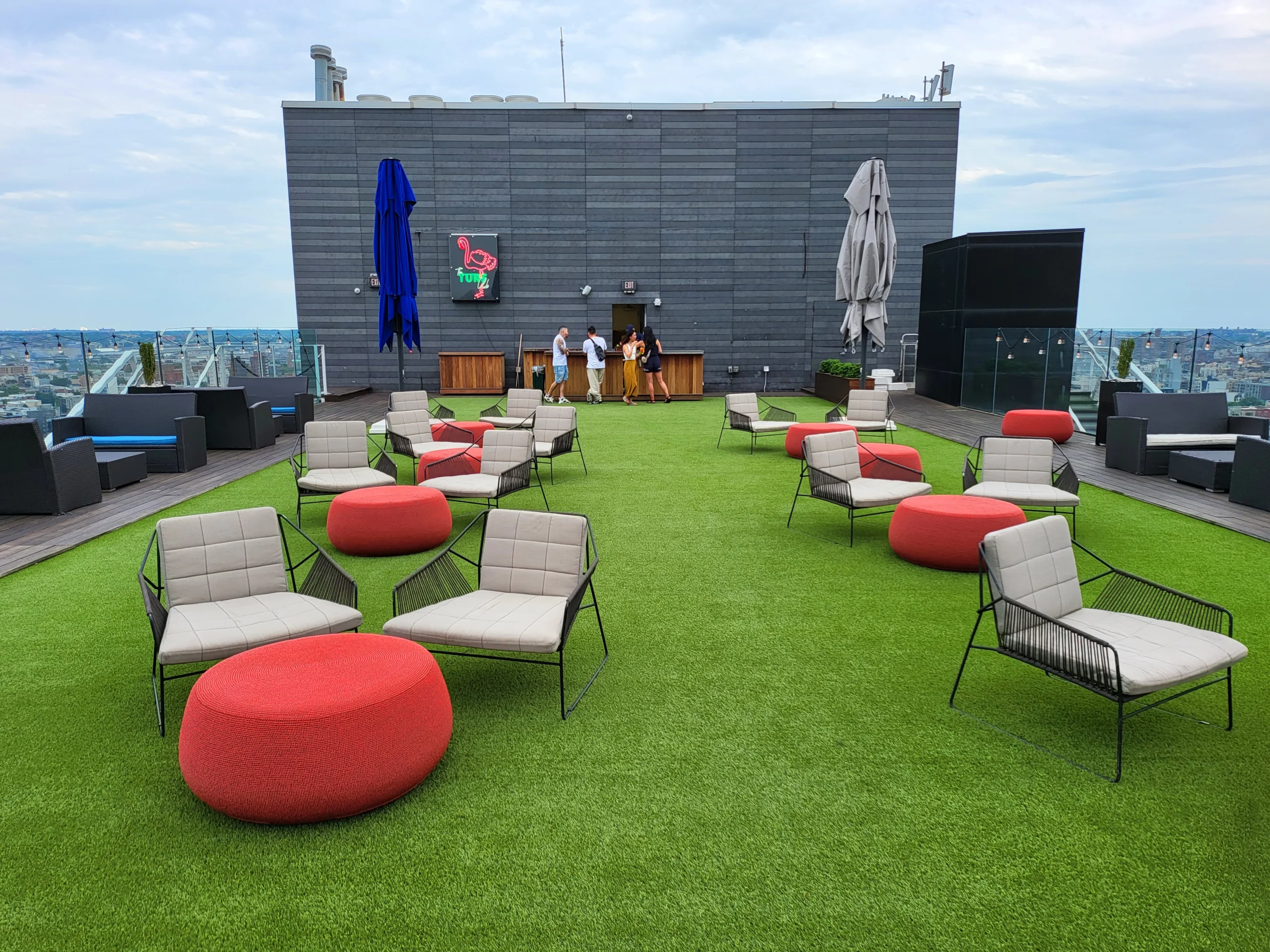 Rooftop Lounge SYNLawn Houston Artificial Turf Installation Rooftop Lounge SYNLawn Houston Artificial Turf Installation