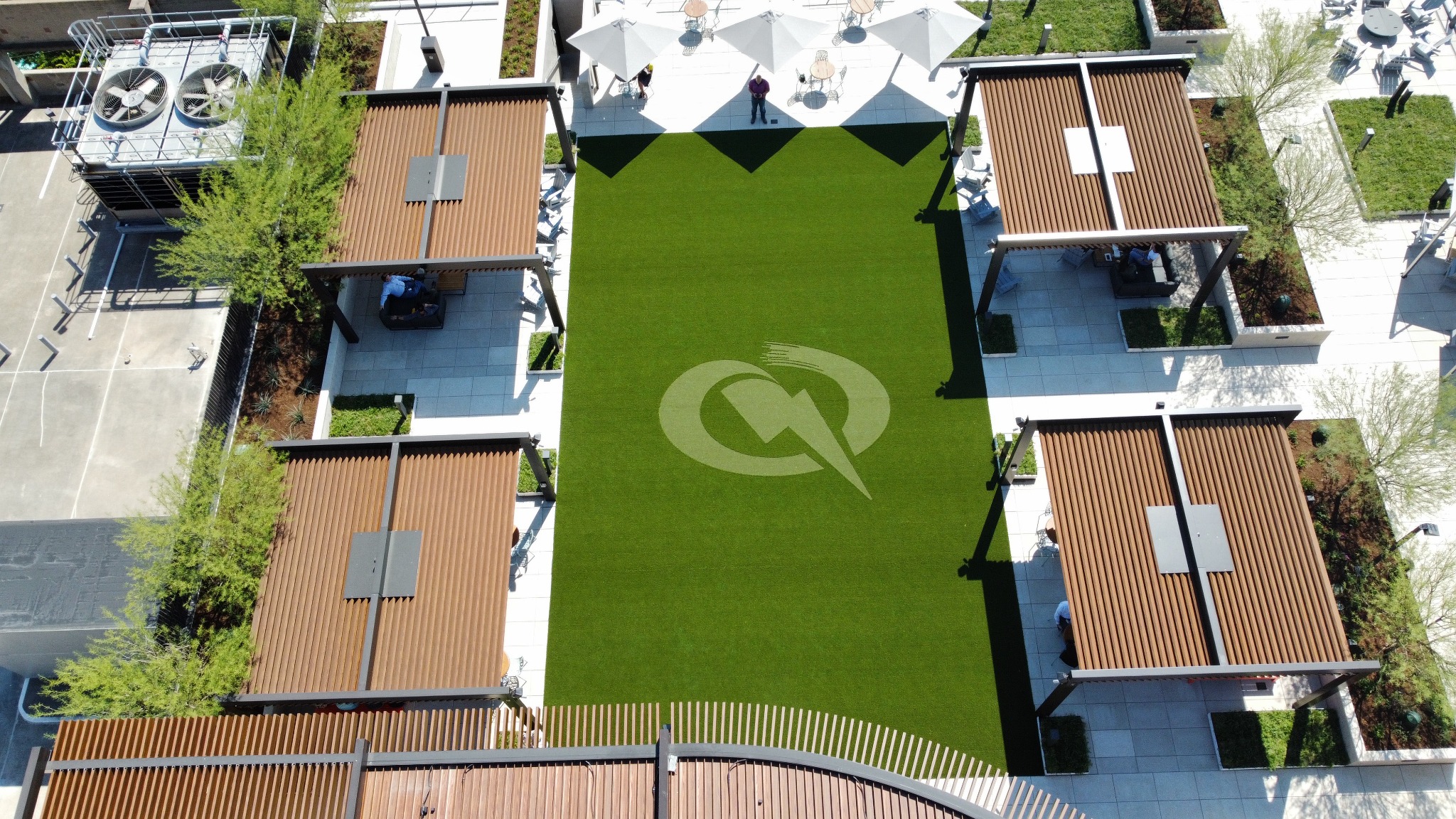 Houston Commercial Artificial Grass Rooftop Lounge Houston Commercial Artificial Grass Rooftop Lounge